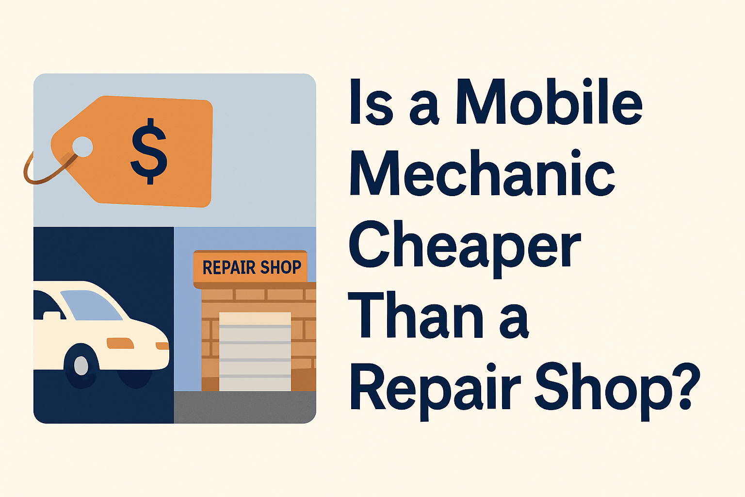 Is a Mobile Mechanic Cheaper Than a Repair Shop?